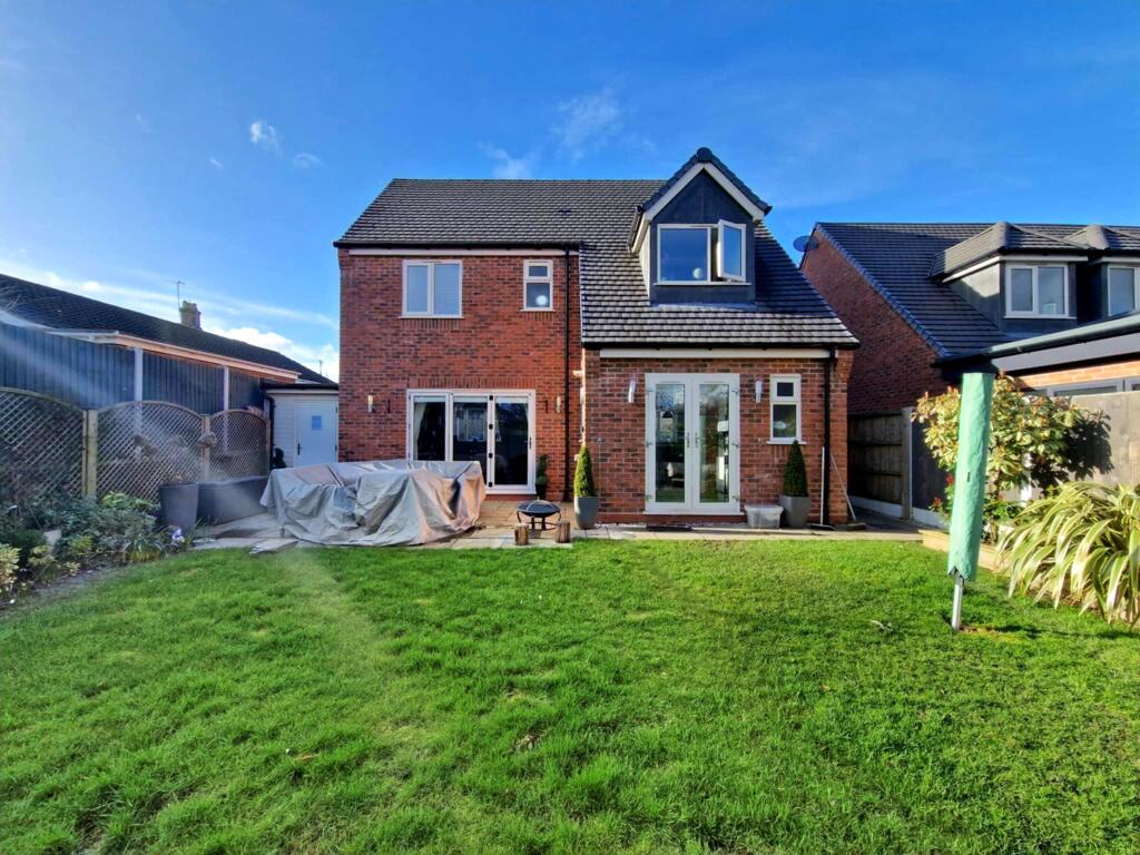 Rear of property