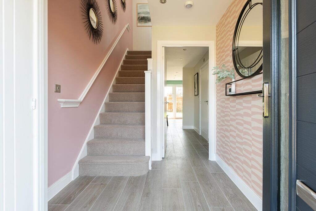 The Altbury has a bight and welcoming hallway