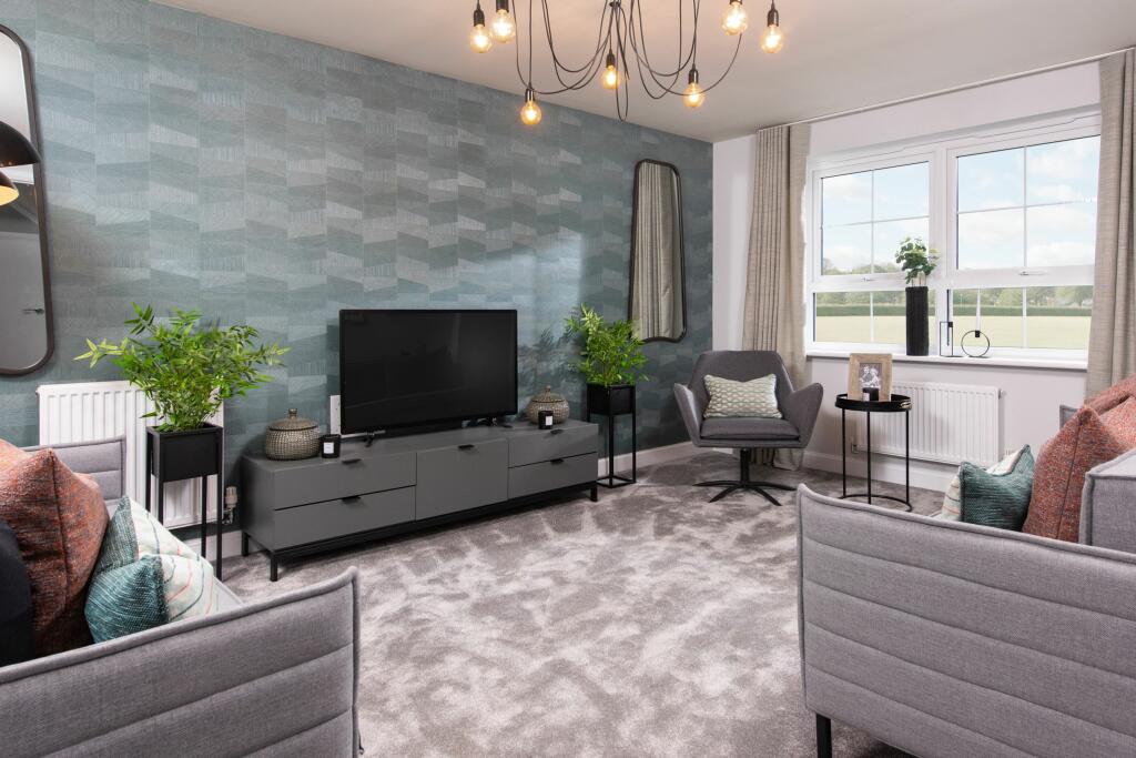 Internal view of lounge of Ripon housetype