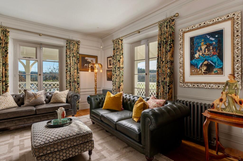 First Floor Sitting Room, Danescombe Valley House, Calstock. Cornwall