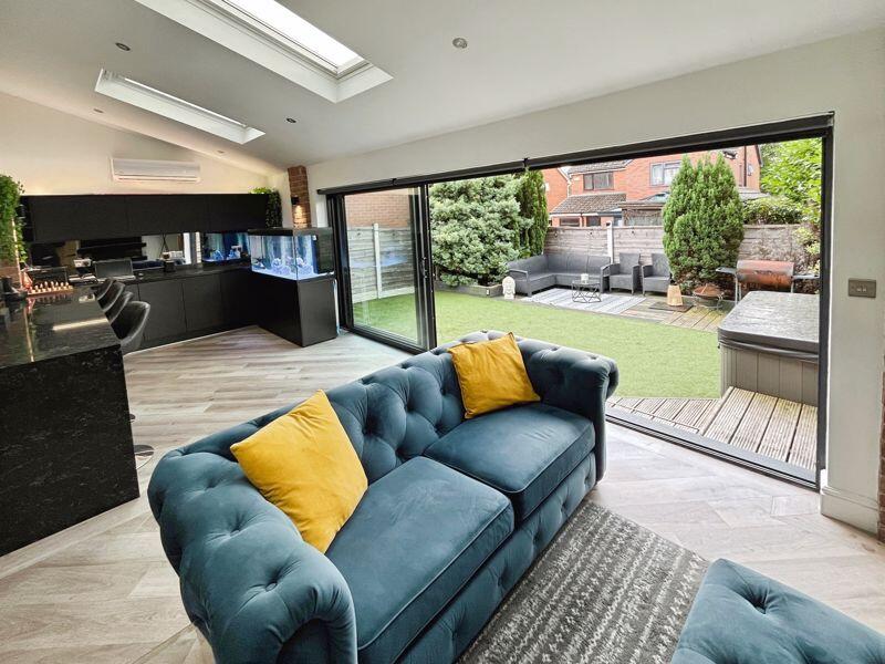 Open plan kitchen living area