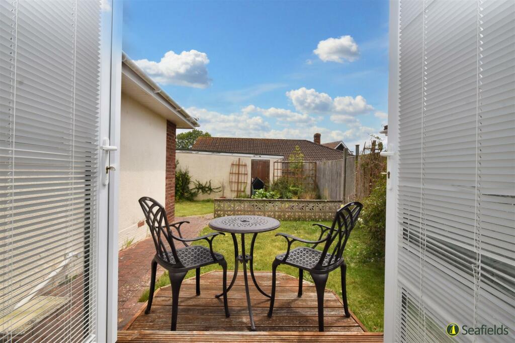 Rear Terrace from Conservatory