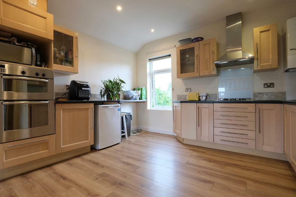 Kitchen with rear views