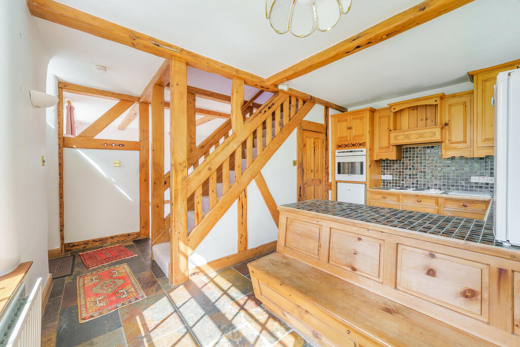 Open staircase to...