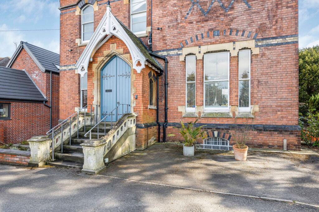 Arched main entrance