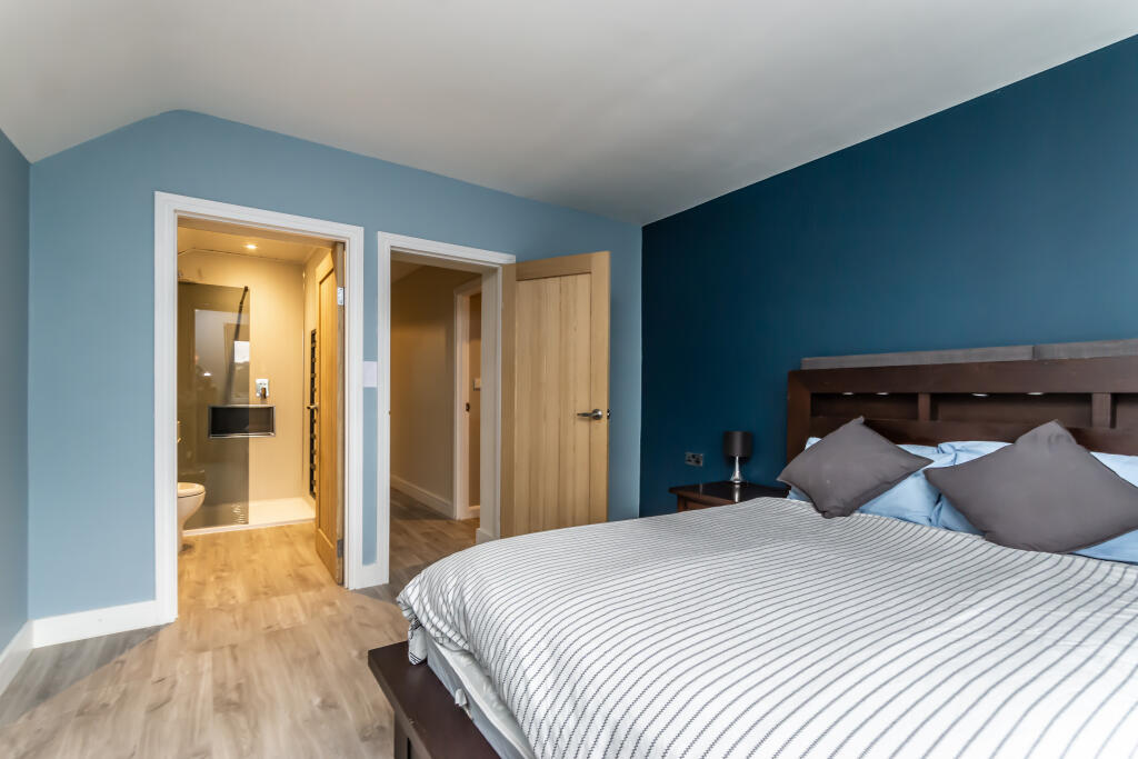 Master bedroom with ensuite