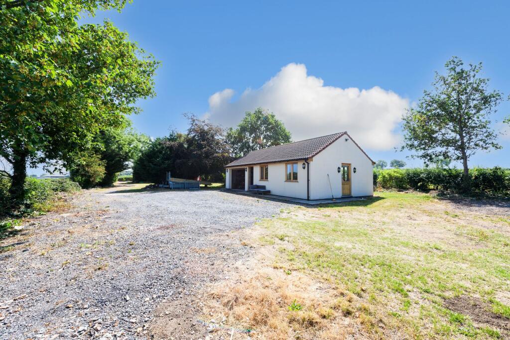 Driveway and garage/studio