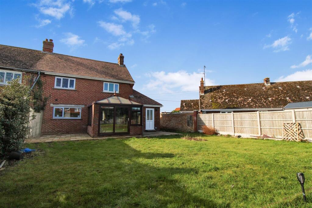 Rear of property