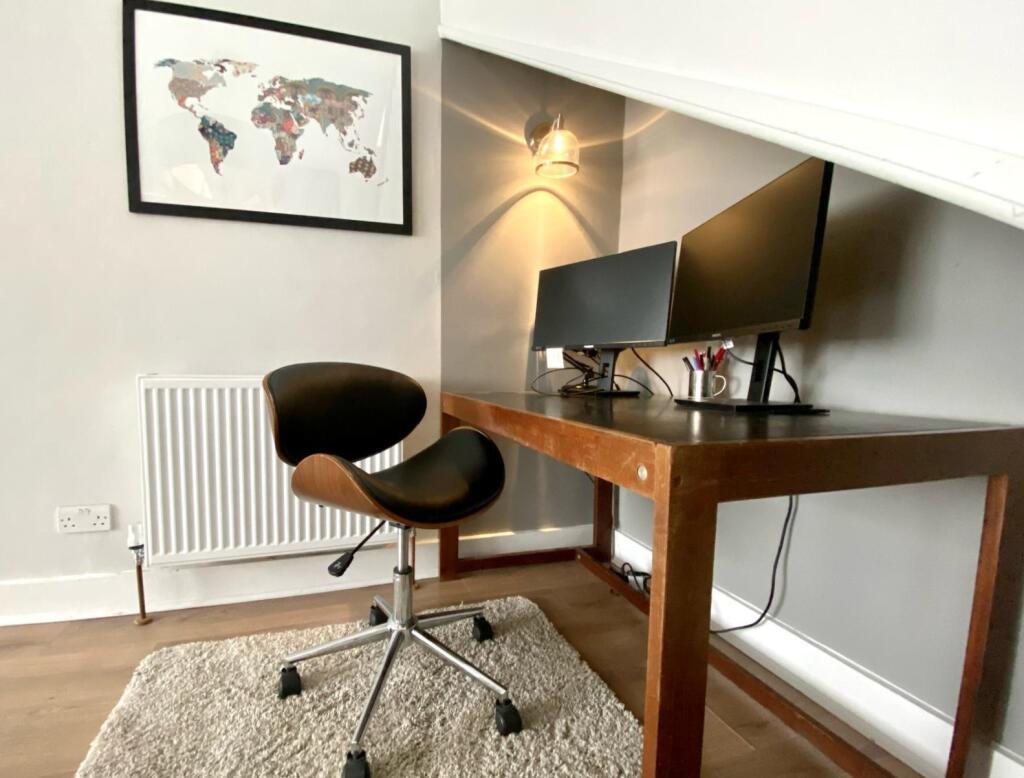 nook under stairs
