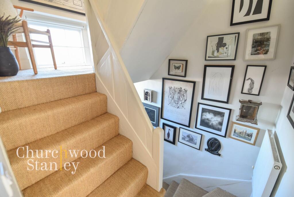 Stairwell to second floor