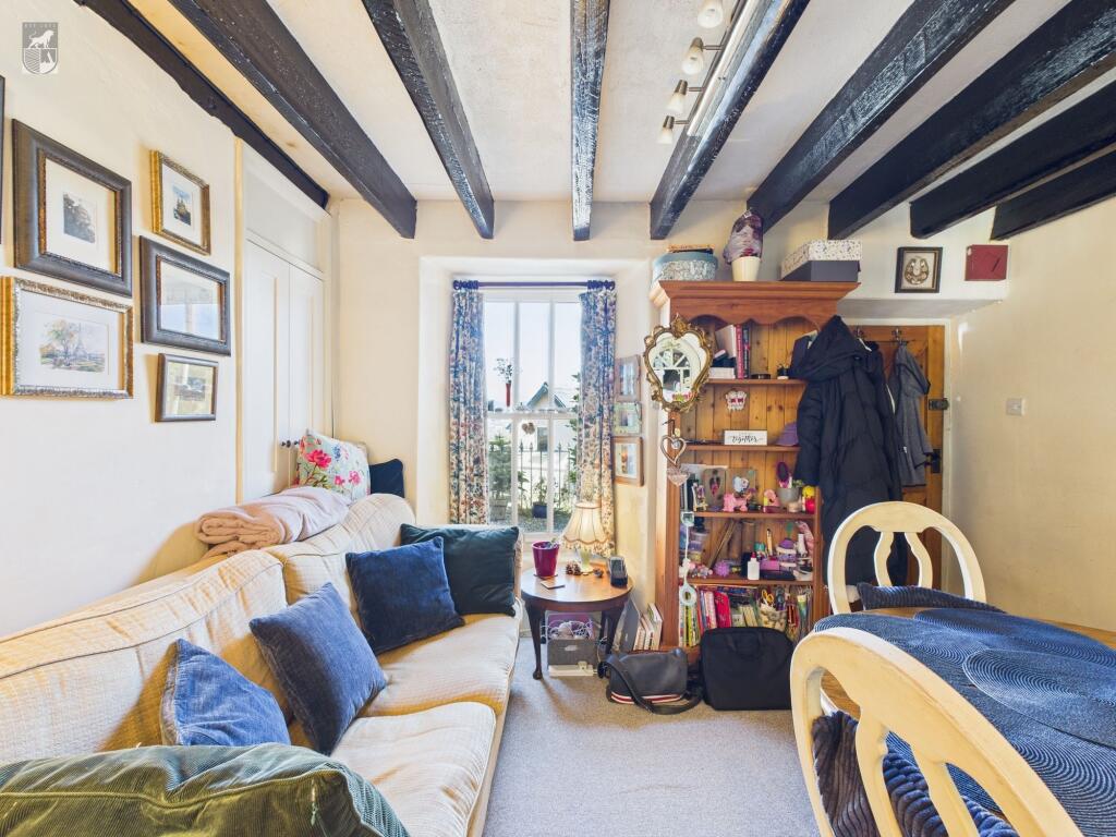 Open plan living area.