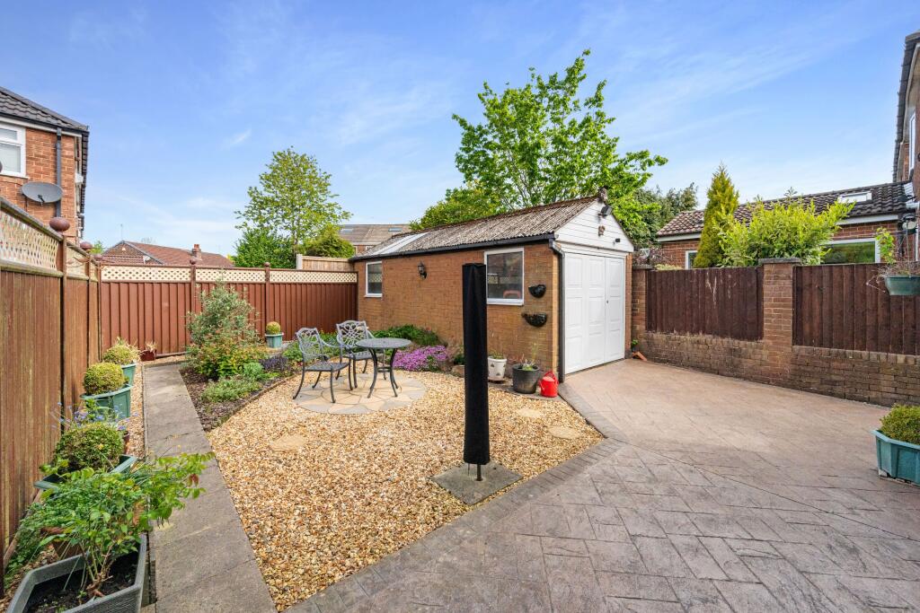 Rear Garden and Garage