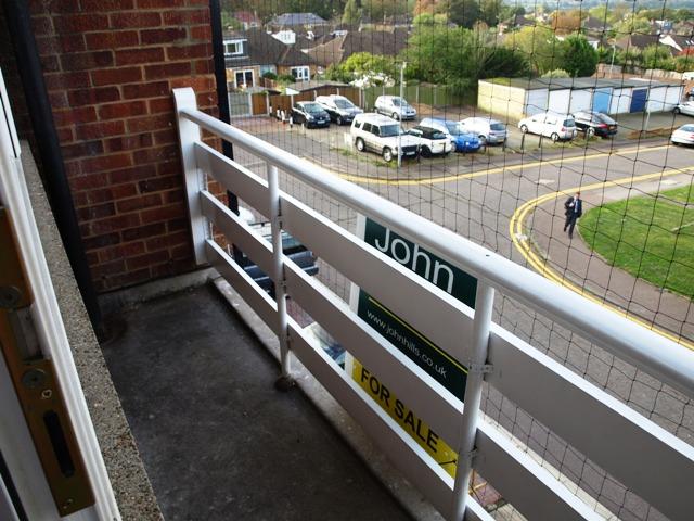 West facing balcony