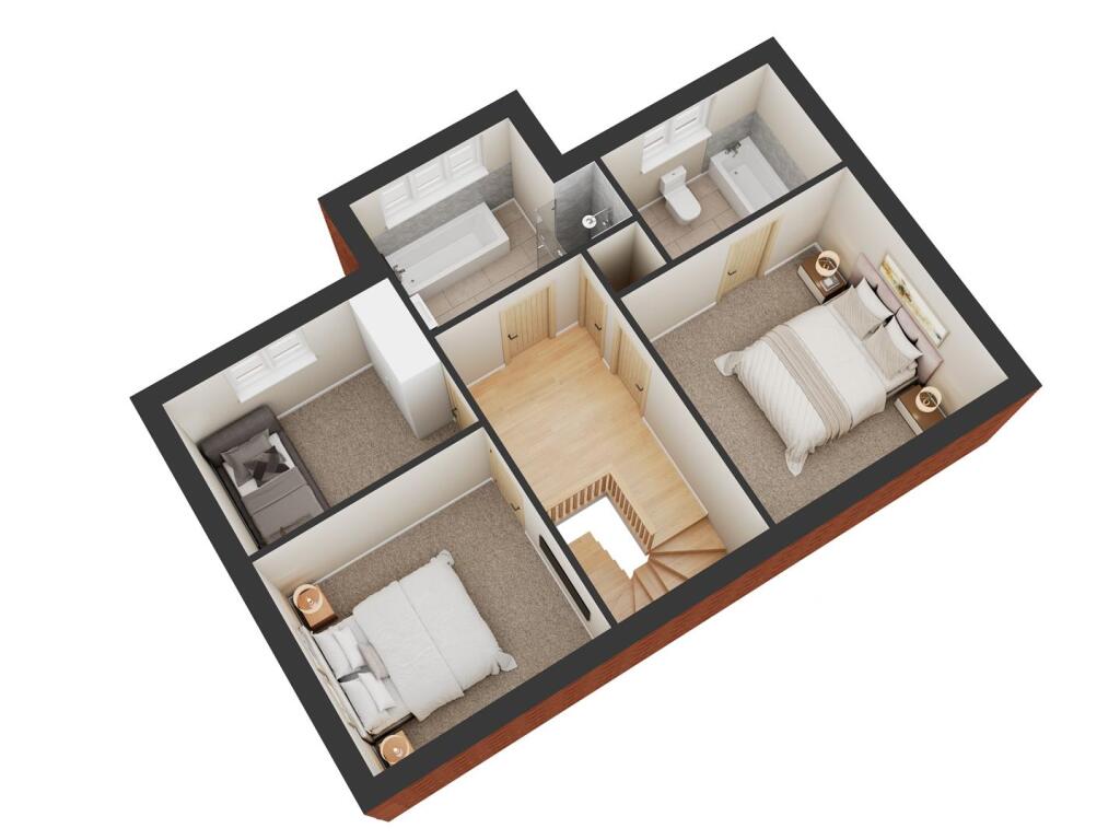 3D Floorplan - First Floor