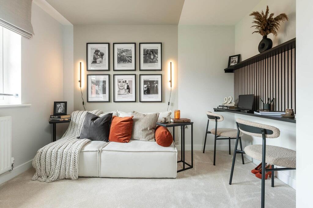 A fourth bedroom could also be used as a nursery or snug