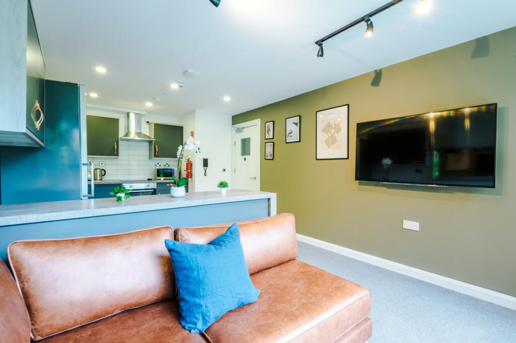 Jesmond View, Block B, Flat 1, Living Room/kitchen 1