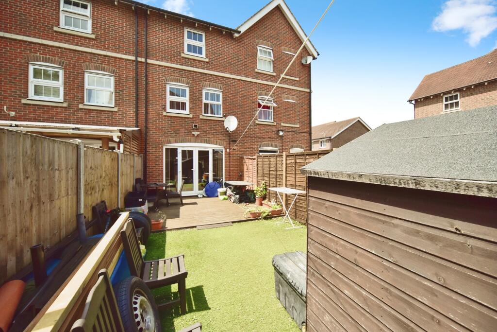 Private Rear Garden With Back Property View