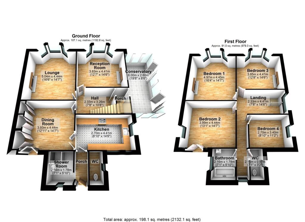 2 Longlands, Dawlish - Floorplan