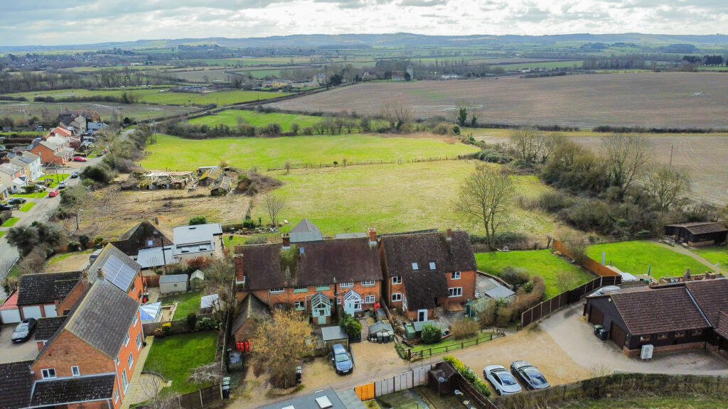 Drone House with Fields