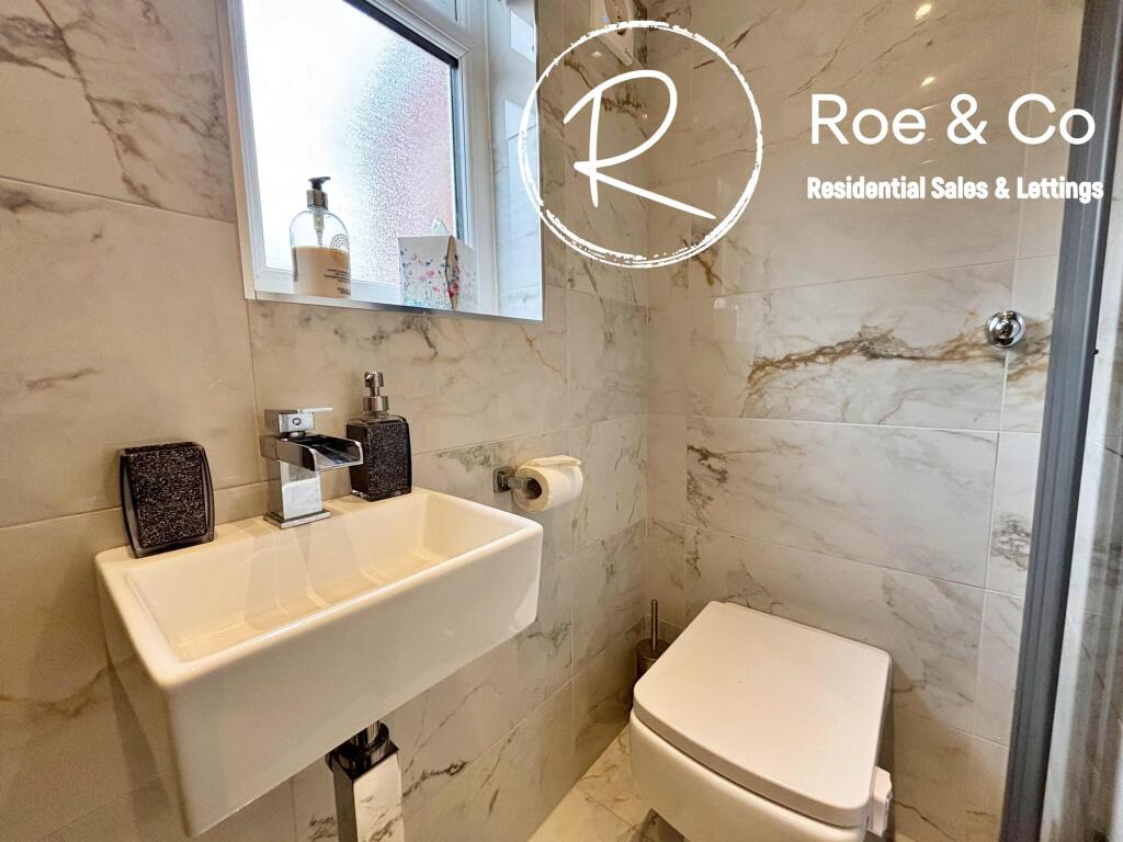 Downstairs shower room