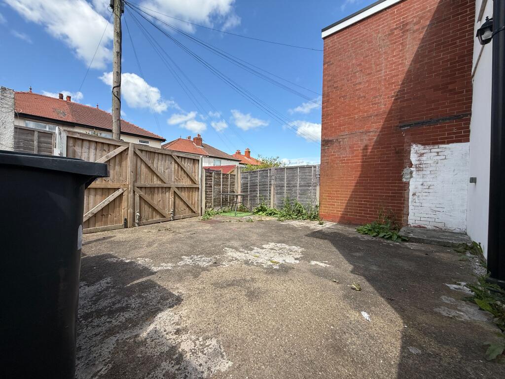 rear garden/parking