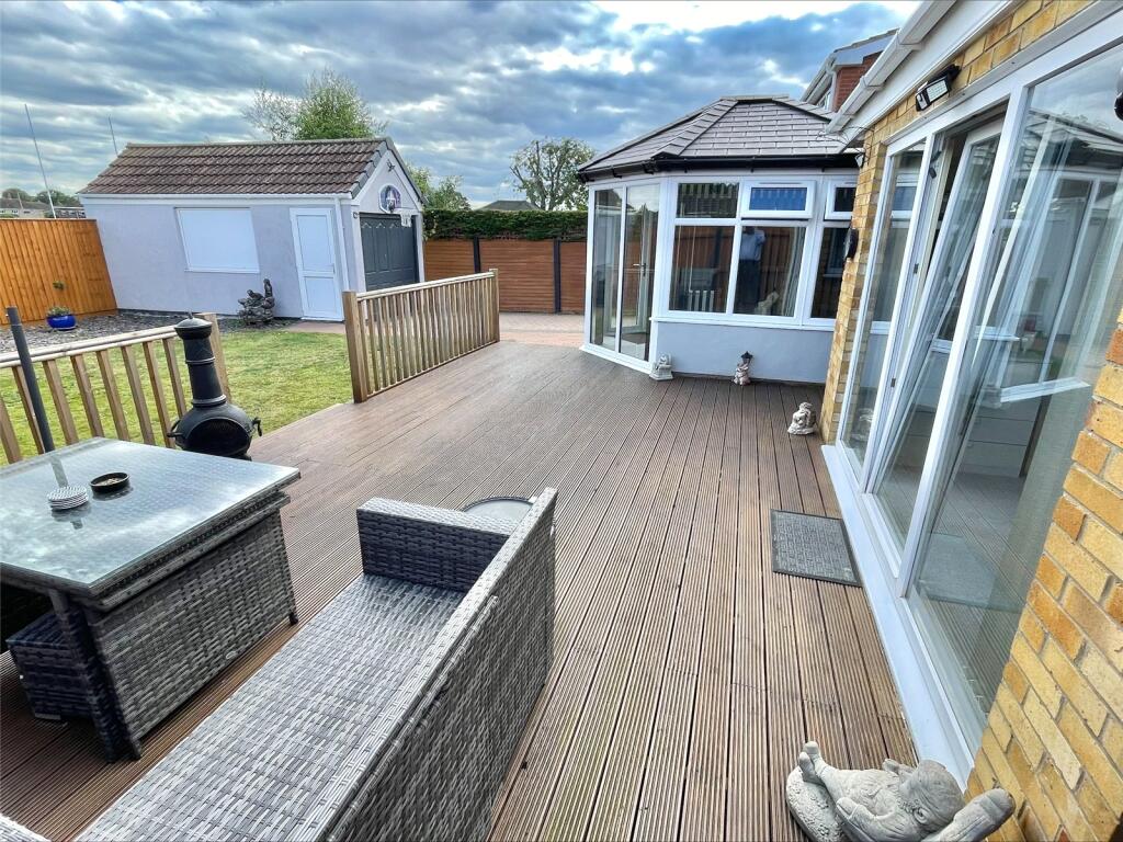 Decked Patio Area