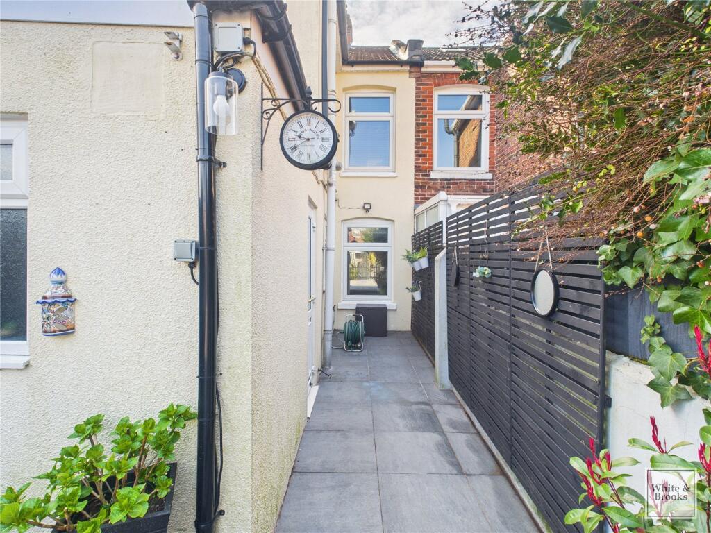 Rear of Property