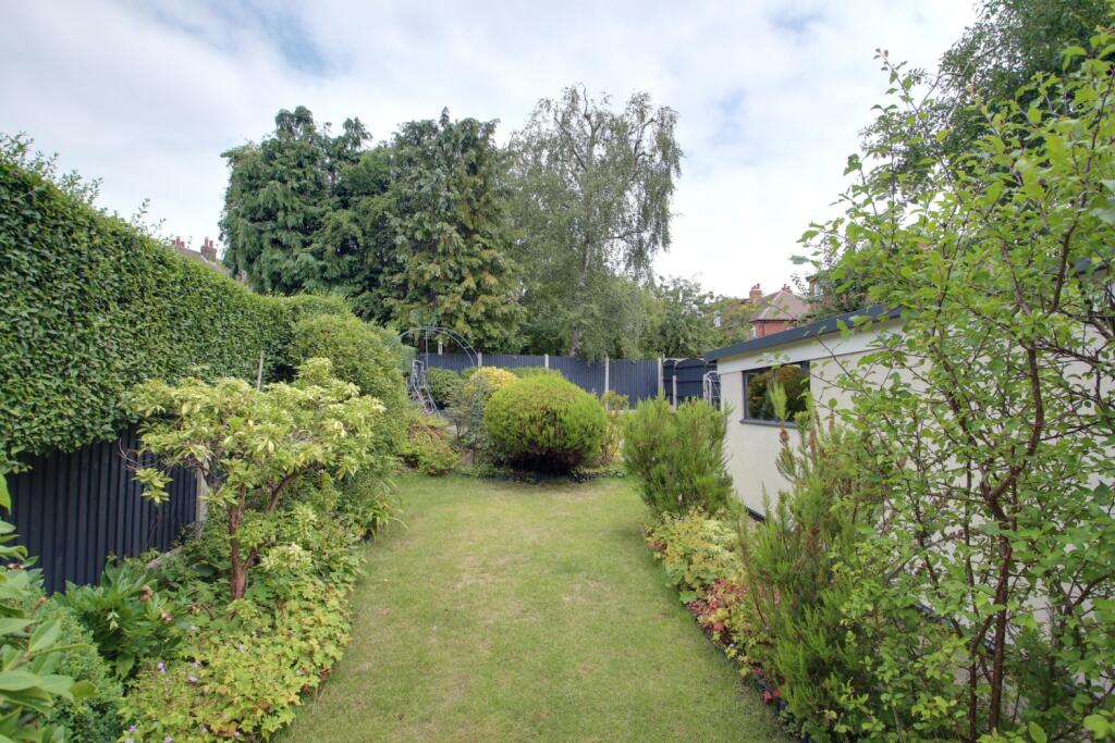 Part of the back garden