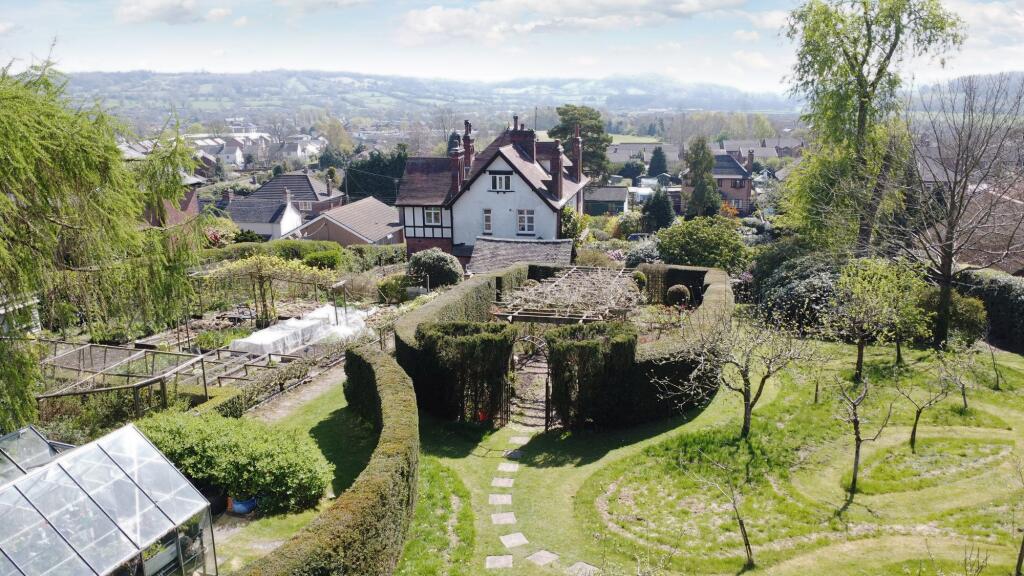 Rose garden and allotment