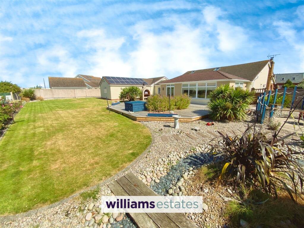 large rear garden