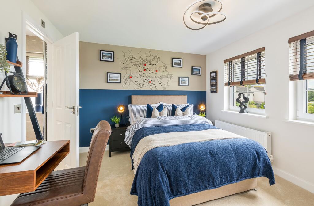 Double bedroom in Glenbervie show home