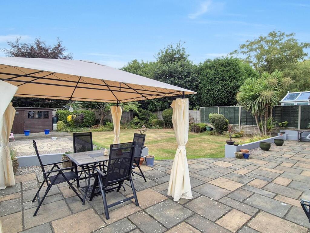Private rear Garden