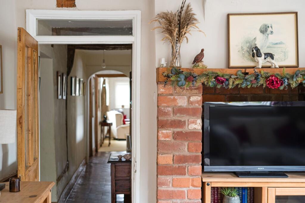 viewing from sitting room to drawing room