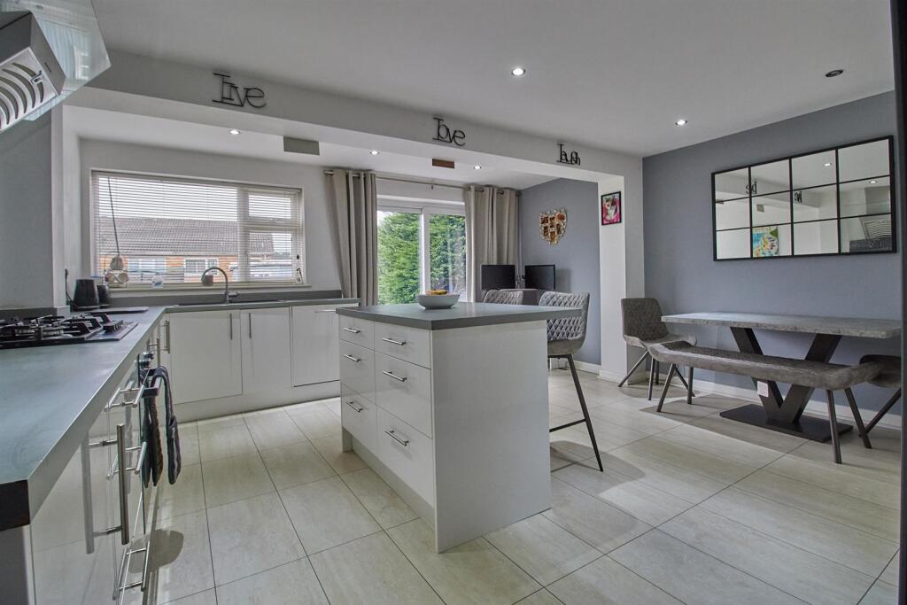 Extended and refitted dining kitchen to rear