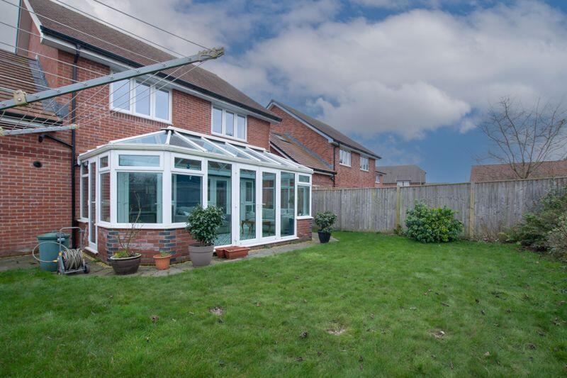 Rear of property