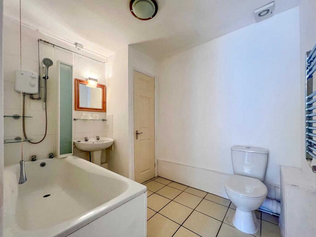 Bathroom with Shower over bath
