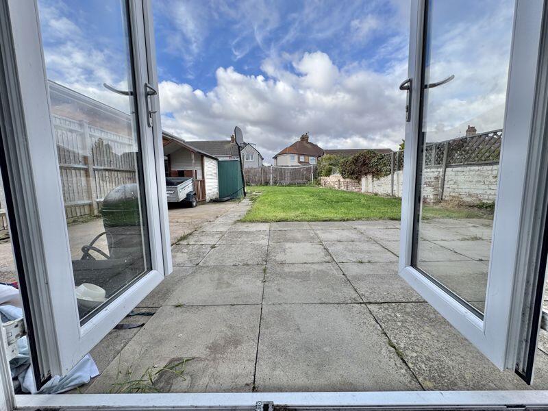 View to garden from kitchen 