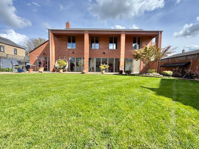 Side view from garden