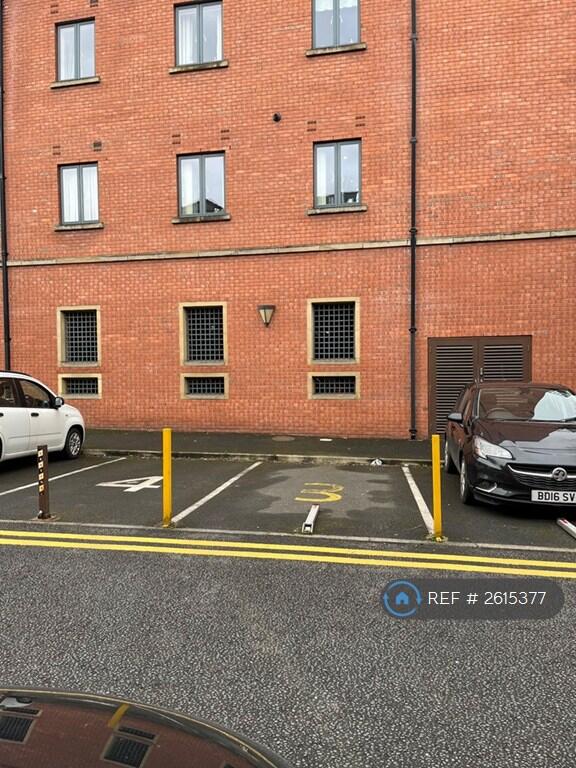 Secure Parking Bay With Bollard