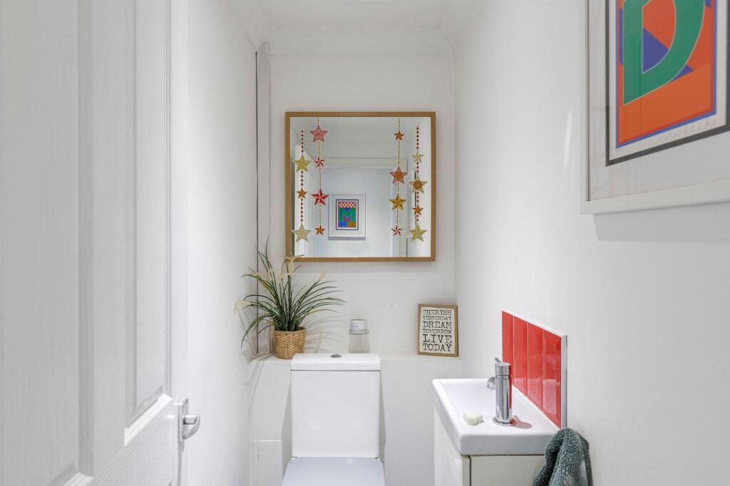 Downstairs cloakroom