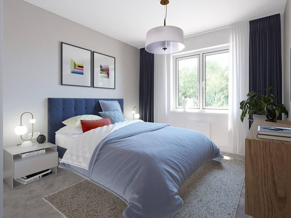 The third double bedroom is a spacious room to relax in - typical Taylor Wimpey home
