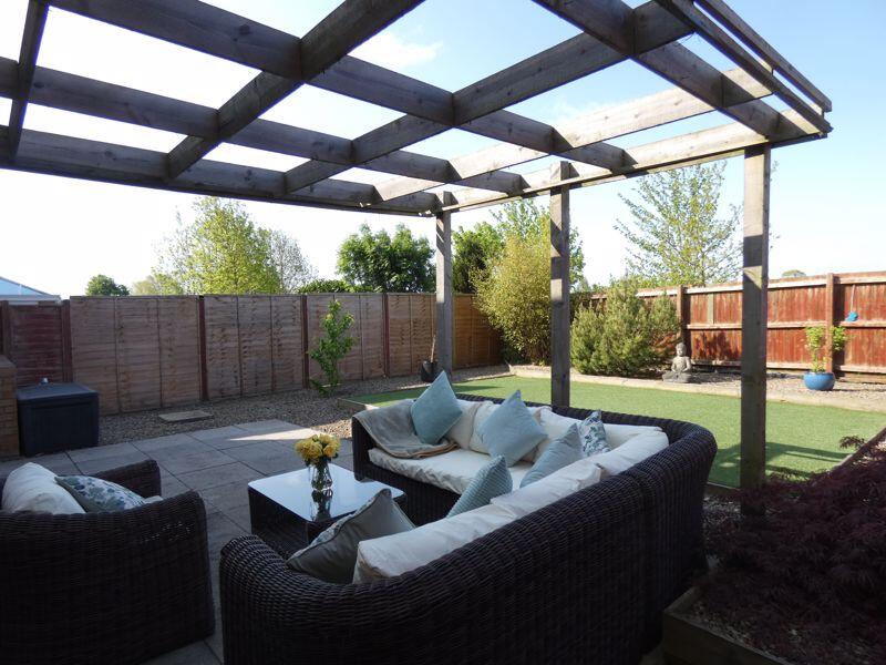 Patio area and rear Garden