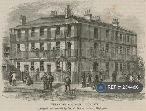 Verandah Cottages - Victorian Illistration