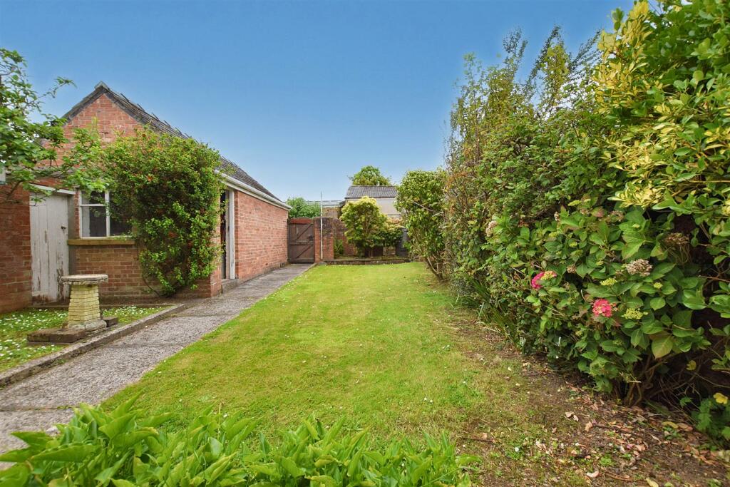 Rear garden