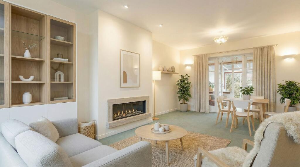 Virtually Staged Lounge