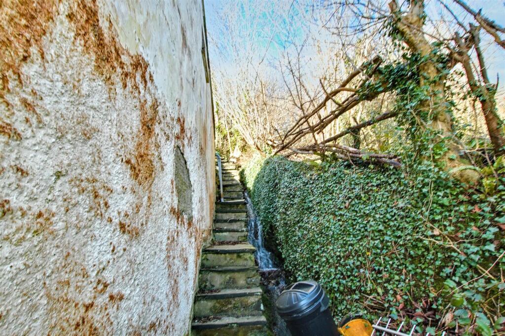 side steps to rear garden
