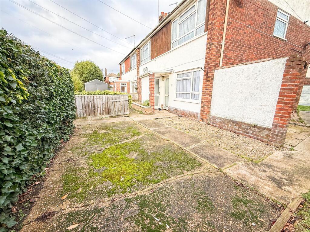 VIEW OF ALLOCATED FRONT GARDEN SPACE