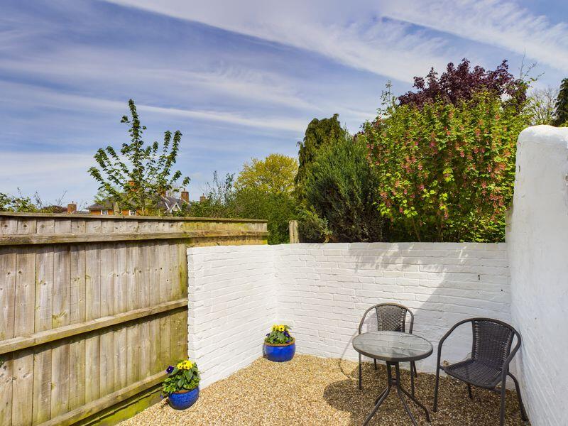 Rear courtyard