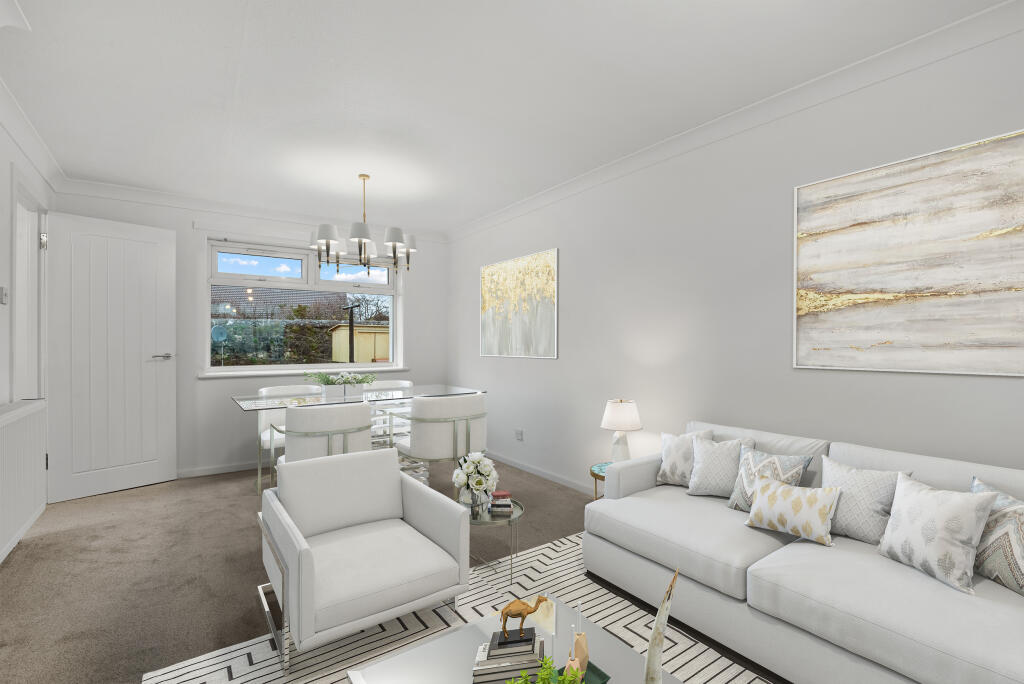 Lounge Dining Rm - Virtually Staged