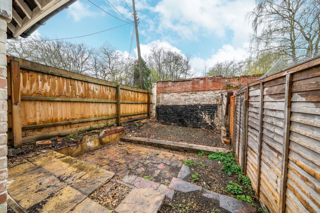 Rear garden